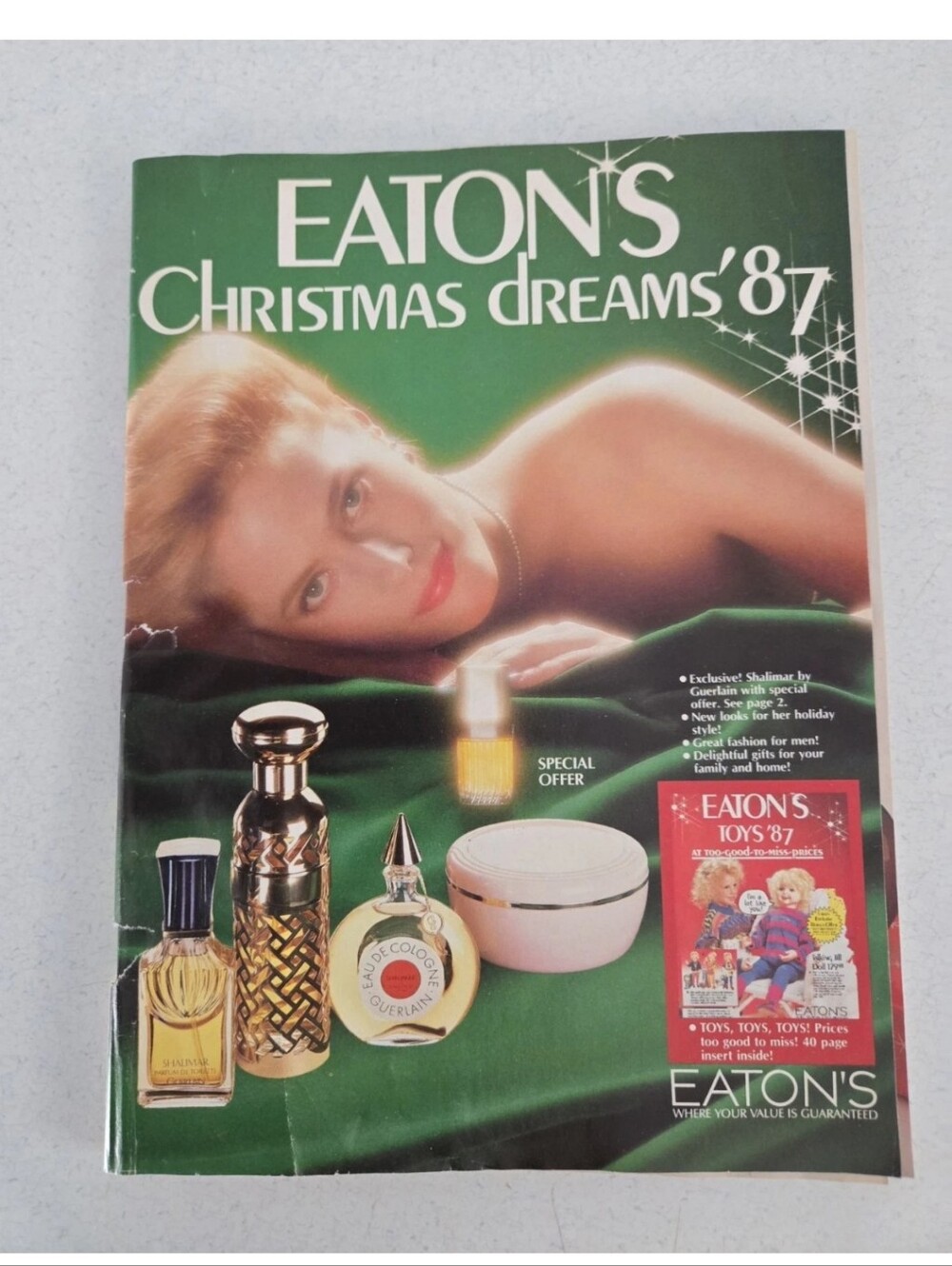 Eaton's Christmas Dreams 1987 Catalog Catalogue Vintage